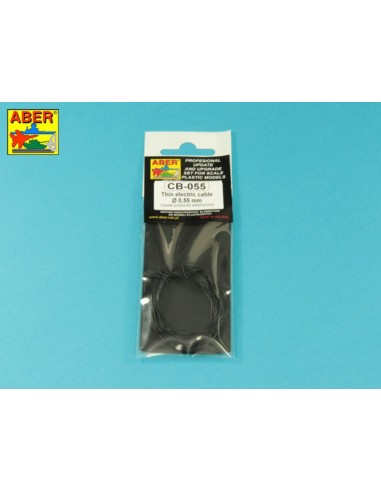 Thin electric cable diameter 0,55mm length 5m 