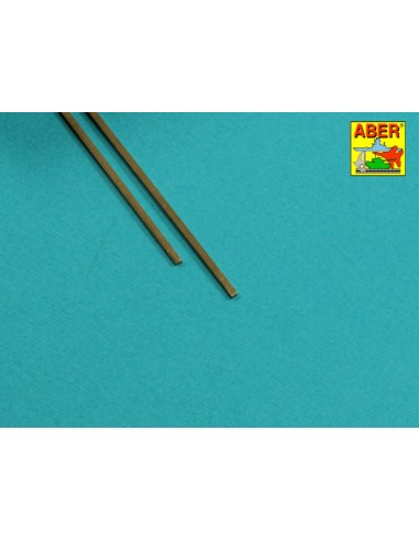 Brass flat rods 1,5x1,0 mm length 245mm x2 pcs. 