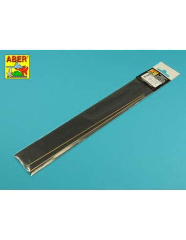 Brass flat rods 1,5x1,0 mm length 245mm x2 pcs. 