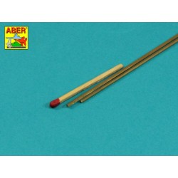 Brass  hexagonal rods 1,5mm length 245mm x2 pcs.  2