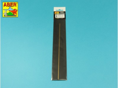 Brass  square rods 1,0mm length 245mm x2 pcs. 