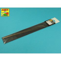 Brass  square rods 1,5 mm length 245mm x2 pcs. 