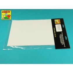 Polystyrene plates 195 x 315 x 0,25 mm x 5 pcs. 
