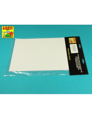 Polystyrene plates 195 x 315 x 0,25 mm x 5 pcs. 