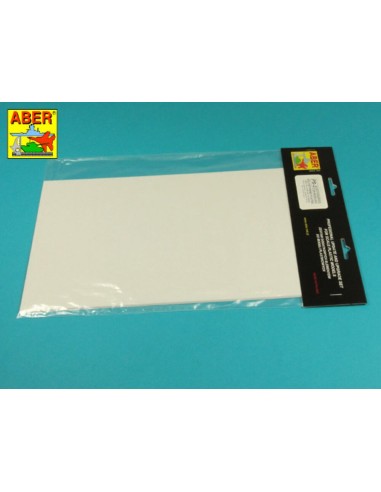 Polystyrene plates 195 x 315 x 0,50 mm x 4 pcs. 