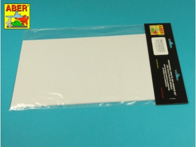 Polystyrene plates 195 x 315 x 0,50 mm x 4 pcs. 