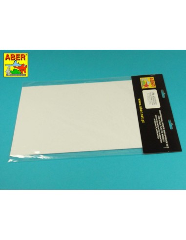 Polystyrene plates 195 x 315 x 0,75 mm x 3 pcs. 
