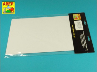 Polystyrene plates 195 x 315 x 0,75 mm x 3 pcs. 