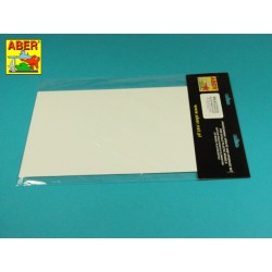 Polystyrene plates 195 x 315 x 1,00 mm x 2 pcs. 