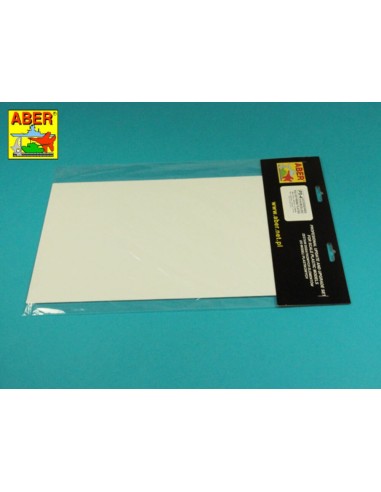 Polystyrene plates 195 x 315 x 1,00 mm x 2 pcs. 