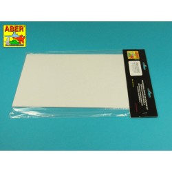 Polystyrene plates 195 x 315 x 1,50 mm x 2 pcs. 