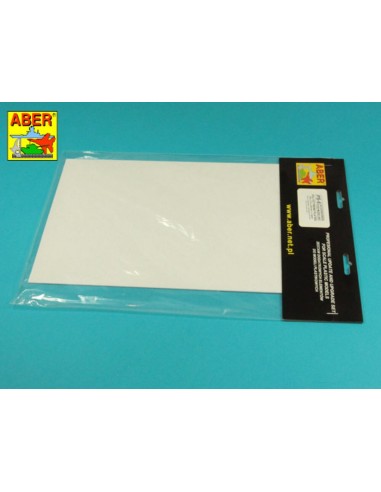 Polystyrene plates 195 x 315 x 2,00 mm x 1 pcs. 