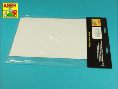 Polystyrene plates 195 x 315 x 2,00 mm x 1 pcs. 