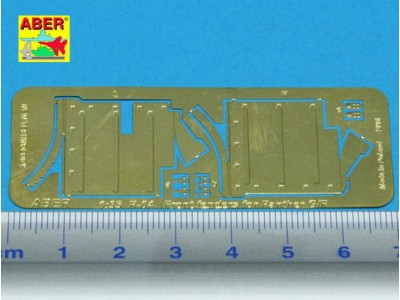 Front fenders for Panther G, Jagdpanther 