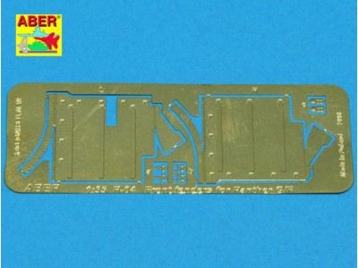 Front fenders for Panther G, Jagdpanther 