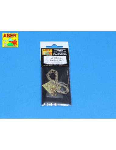 All- purpose double Pulley x 2pcs 