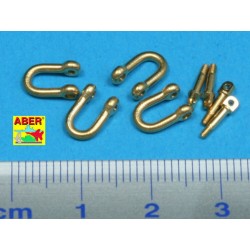 Late model shackle for Pz.Kpfw.VI Tiger Ausf B x4pcs  2