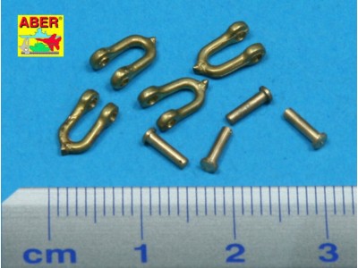Early model shackle for Pz.Kpfw.VPanther x 4pcs 