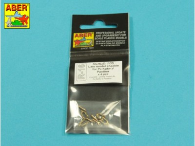 Late model shackle for Pz.Kpfw.V Panther x 4pcs 