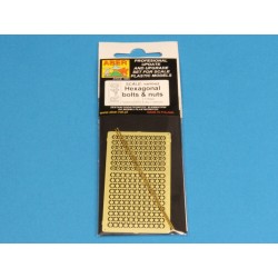 Hexagonal bolts & nuts 1,5mm useful for 1/16 scale  2