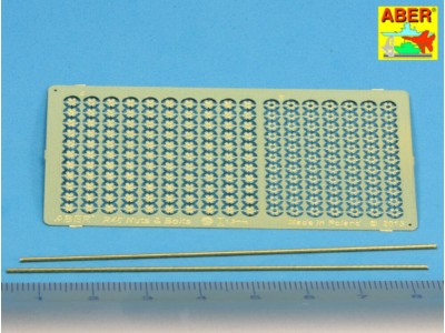 Hexagonal bolts & nuts 1,5mm useful for 1/16 scale 