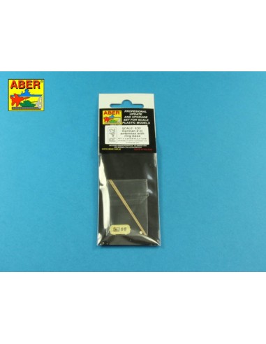 German 2m aerials with rings x 3 