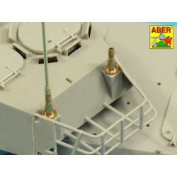 Set of 2 NATO antennas with mount bases  2