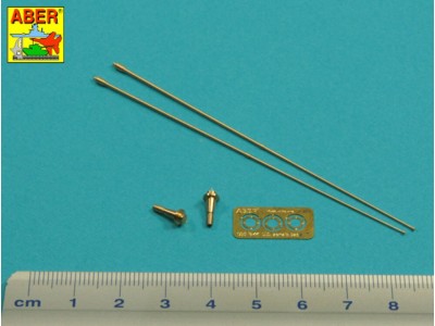 Set of 2 NATO antennas with mount bases 