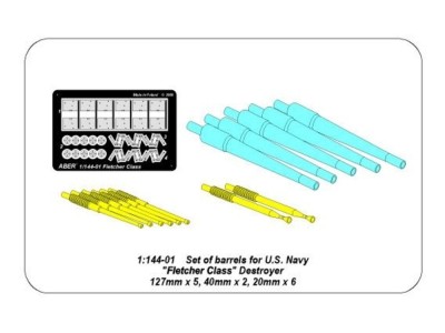 barrels for US Fletcher Clas Destroyer 
