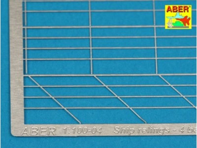 Railing four horizontal bars 