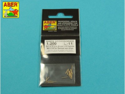 Set of 20 pcs 20 mm L/65 barrels  MG C/30 for German ships 