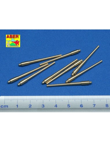 Set of 9 pcs 406 mm short barrels for North Carolina 