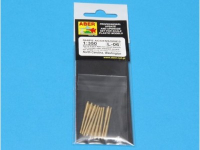 Set of 9 pcs 406 mm short barrels for North Carolina 