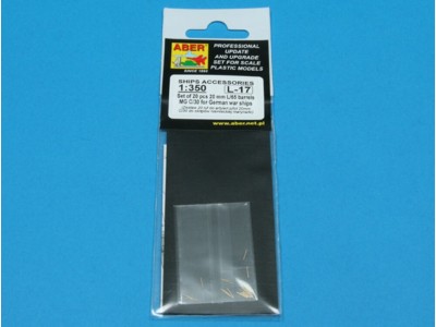 20 pcs 20 mm L/65 barrels  MG C/30 