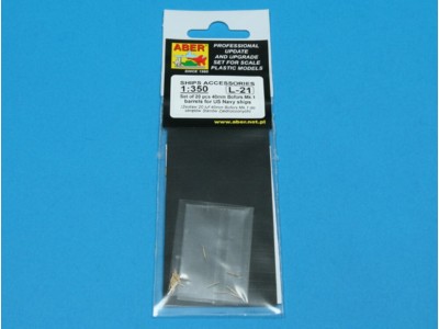 20 pcs 40 mm Bofors Mk.1 barrels 