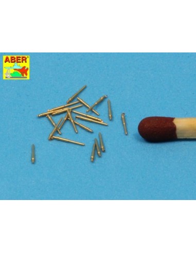 Set of 20 pcs 28 mm (1,1in)barrels for US Navy 