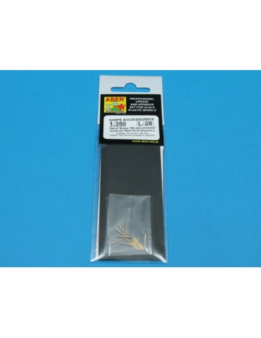 16 pcs 102 mm Q.F. Mk.XVI barrels 