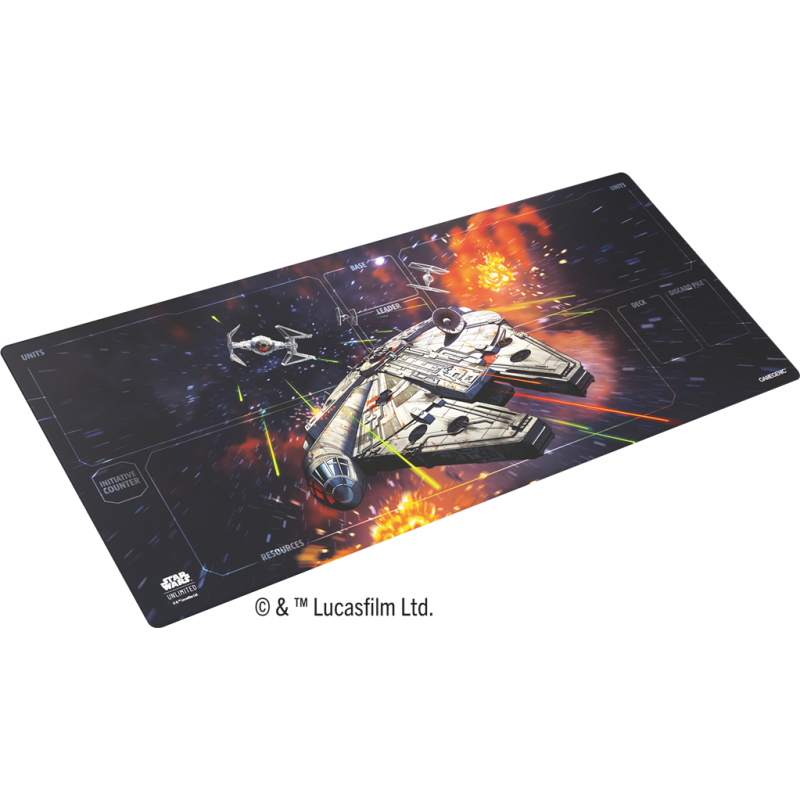 STAR WARS: UNLIMITED XTRA-WIDE GAME MAT - MILLENIUM FALCON ACC.