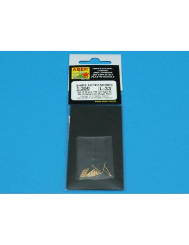 Set of 16 pcs 102 mm type BL Mk.IX barrels for Royal Navy 