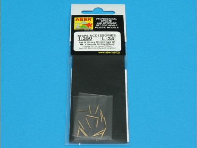 Set of 16 pcs 102mm QF Mk.V barrels for Roval 