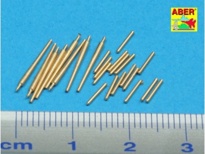 Set of 8 pcs 127 mm barrels with recoil for japan ships 