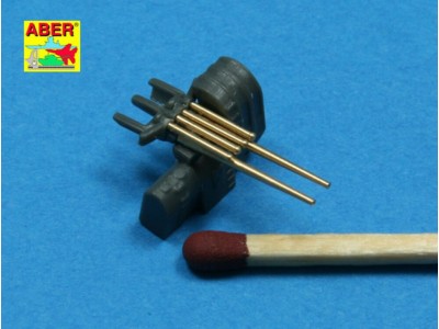 Set of 8 pcs 127 mm barrels with recoil for japan ships 