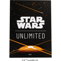 STAR WARS: UNLIMITED ART SLEEVES - CARD BACK ORANGE ACC. 2