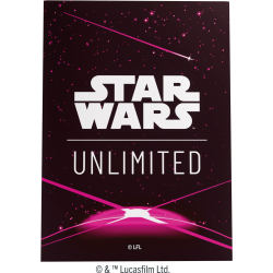 STAR WARS: UNLIMITED ART SLEEVES - CARD BACK MAGENTA ACC. 2