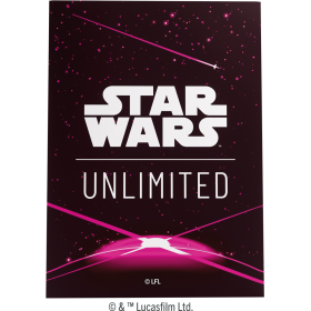 STAR WARS: UNLIMITED ART SLEEVES - CARD BACK MAGENTA ACC.