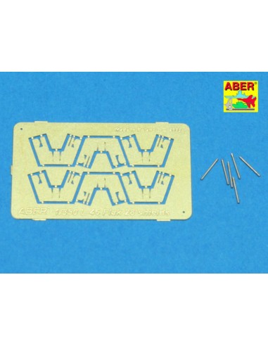 6 pcs 4 cm Flak 28 barrels with shields 