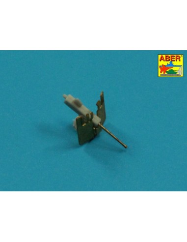 6 pcs 4 cm Flak 28 barrels with shields 