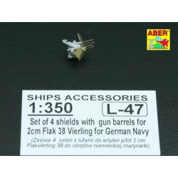 16 pcs 2cm barrels for Flakvierling 38 