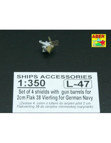 16 pcs 2cm barrels for Flakvierling 38 
