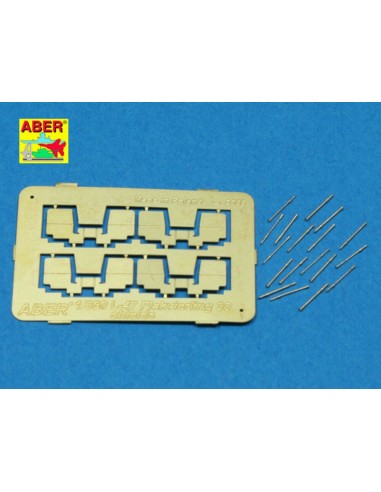 16 pcs 2cm barrels for Flakvierling 38 
